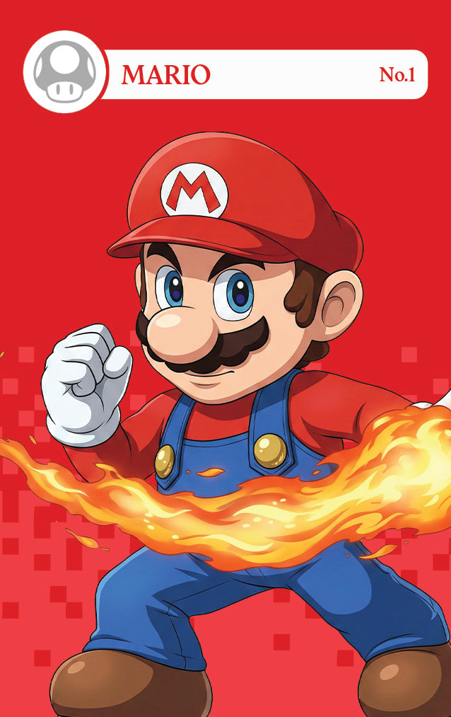 Mario NFC Card – Smash Bros Amiibo