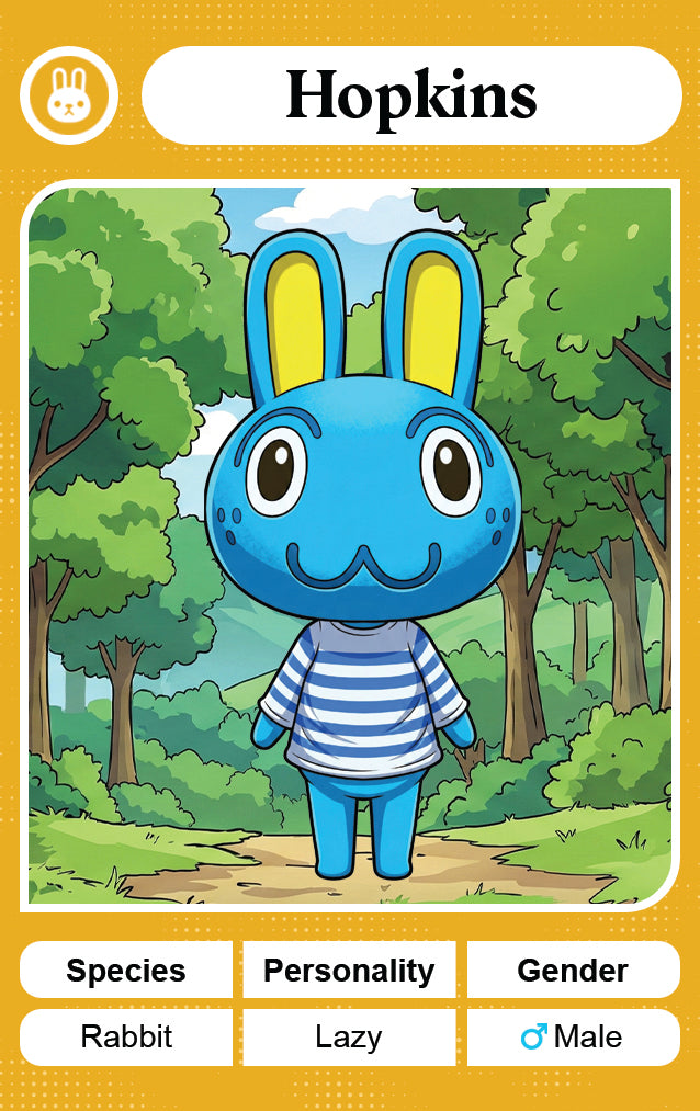 Hopkins - Nookpals x Animal Crossing – New Leaf Welcome Amiibo NFC Card