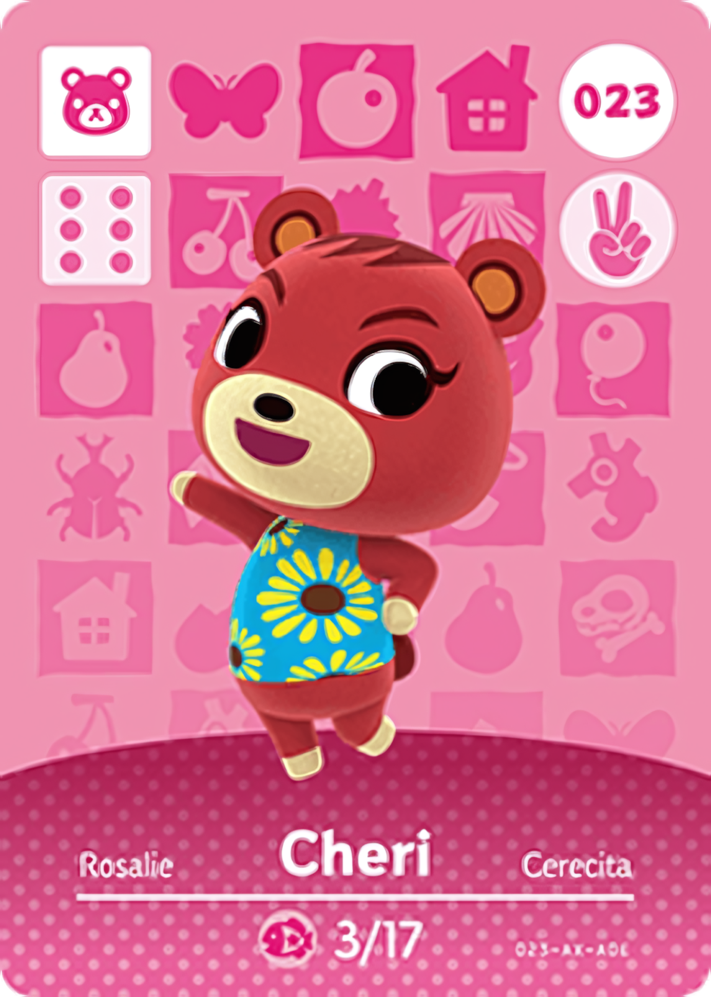 Cheri NFC Card – Animal Crossing New Horizons Amiibo