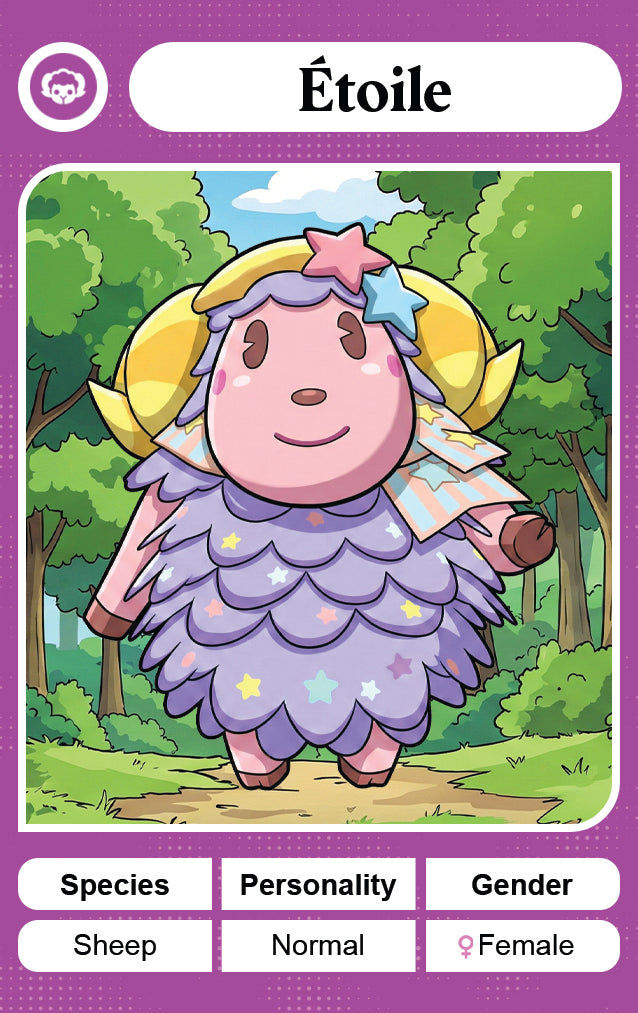 Étoile NFC Card – Animal Crossing X Sanrio By NookPals Amiibo