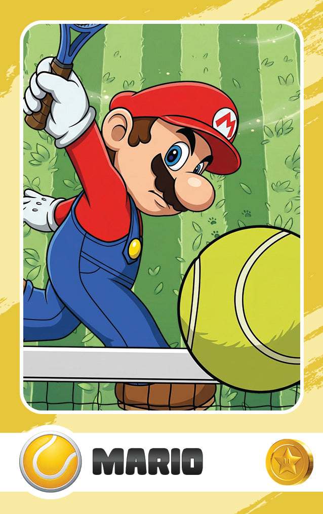 Mario - Tennis - Nookpals x Mario Sports Superstars series - Amiibo NFC Card