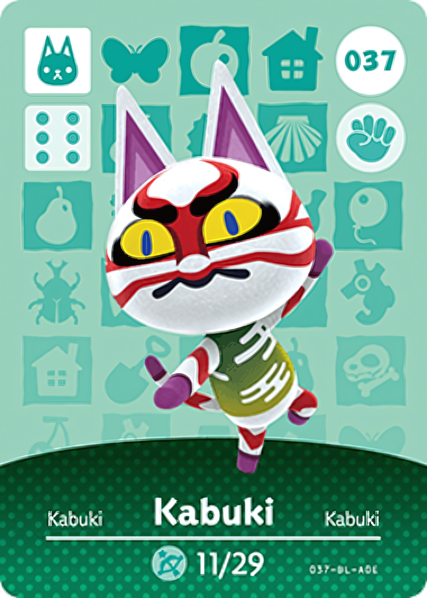 Kabuki NFC Card – Animal Crossing New Horizons Amiibo