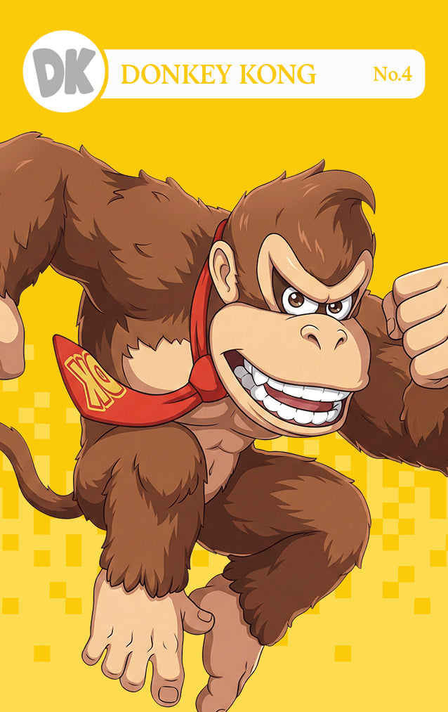 Donkey Kong NFC Card – Smash Bros Amiibo