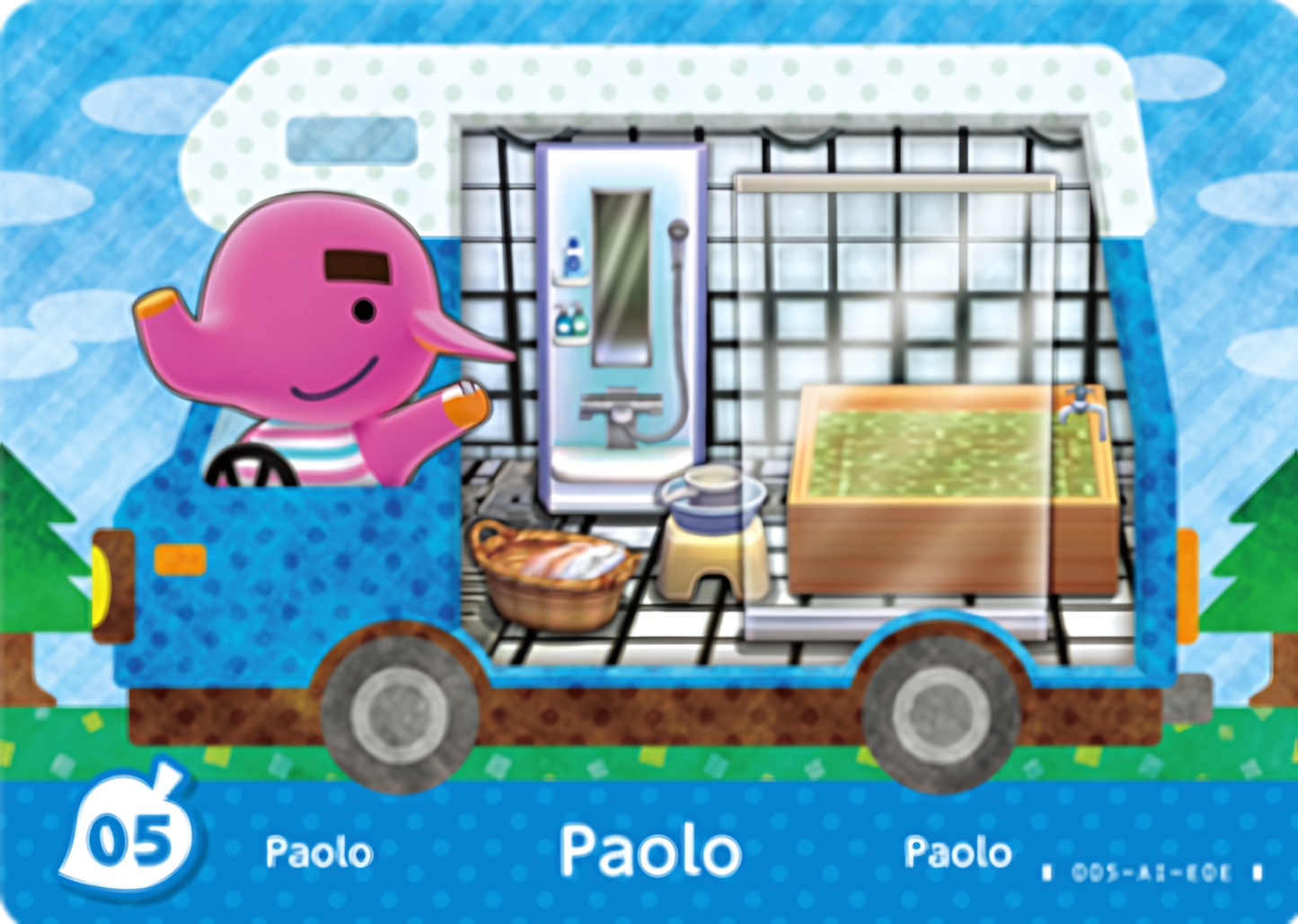 Paolo NFC Villager Card – New Leaf – Welcome Amiibo