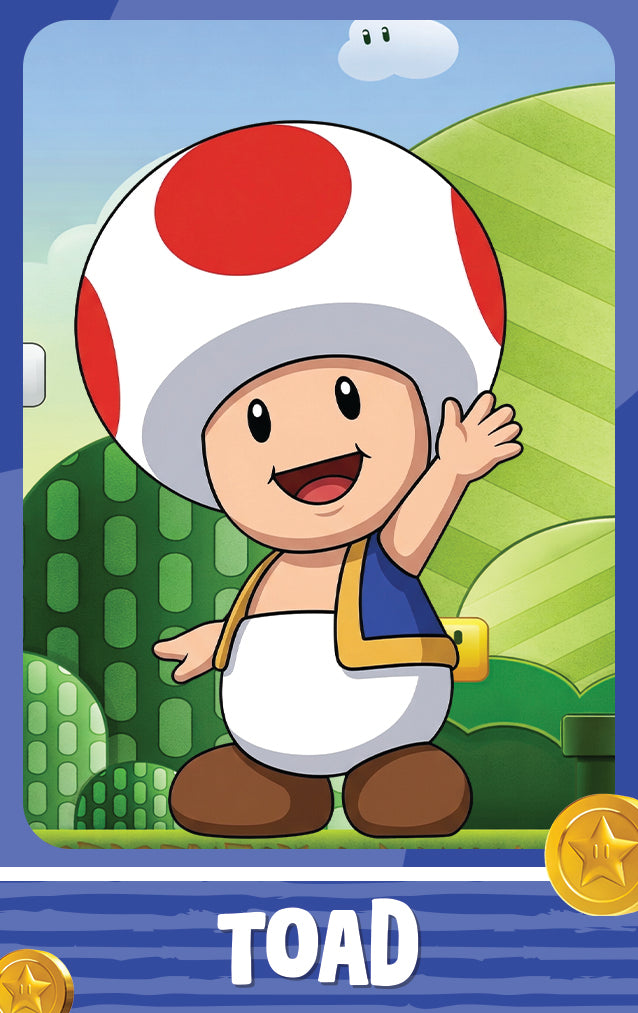 Toad - Nookpals x Super Mario - Amiibo NFC Card