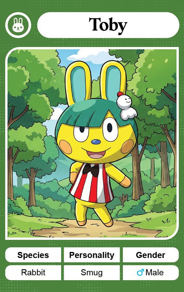 Toby NFC Card – Animal Crossing X Sanrio By NookPals Amiibo