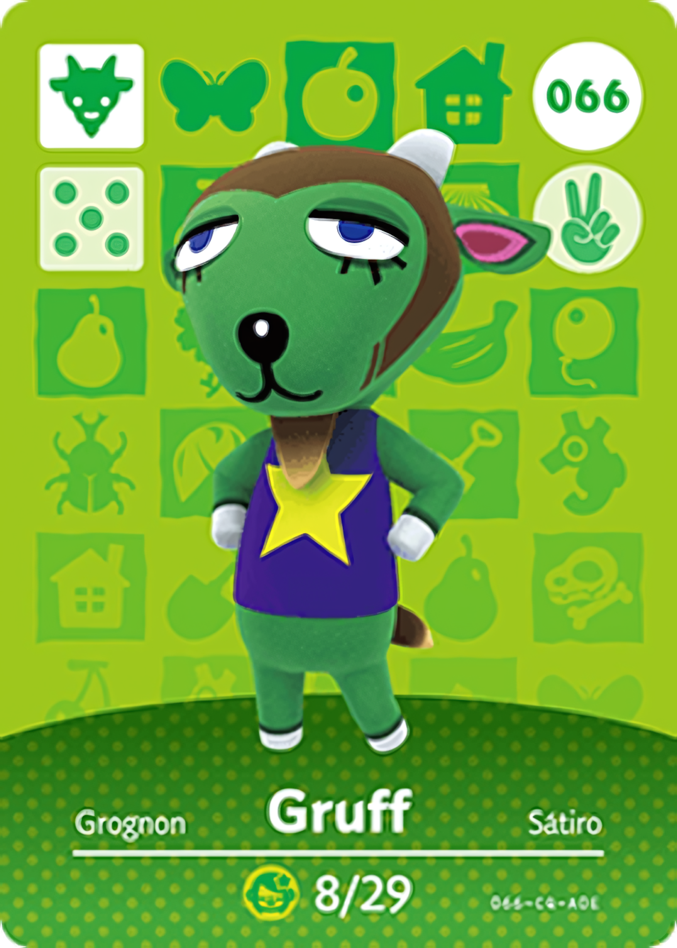 Gruff NFC Card – Animal Crossing New Horizons Amiibo