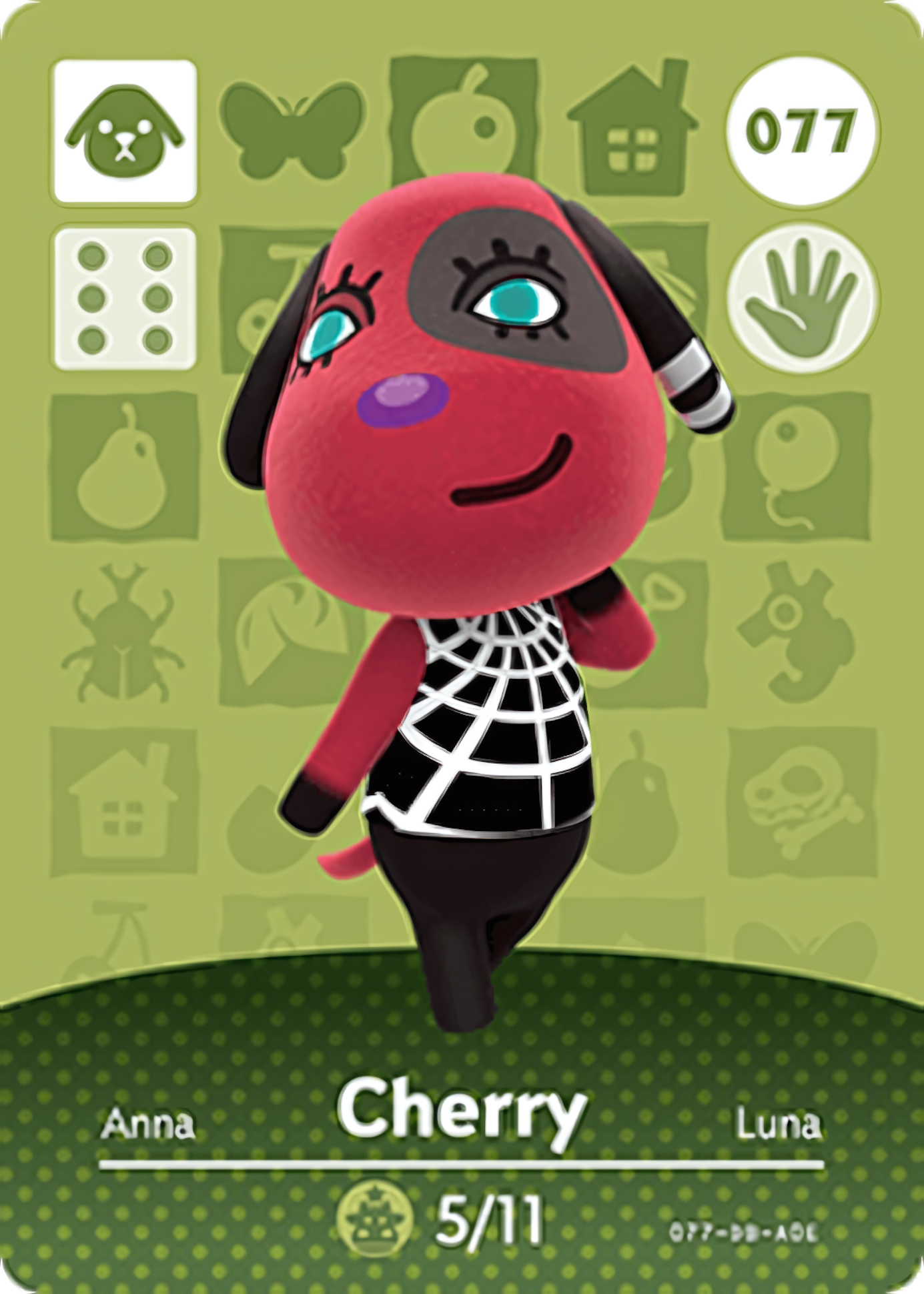 Cherry NFC Card – Animal Crossing New Horizons Amiibo