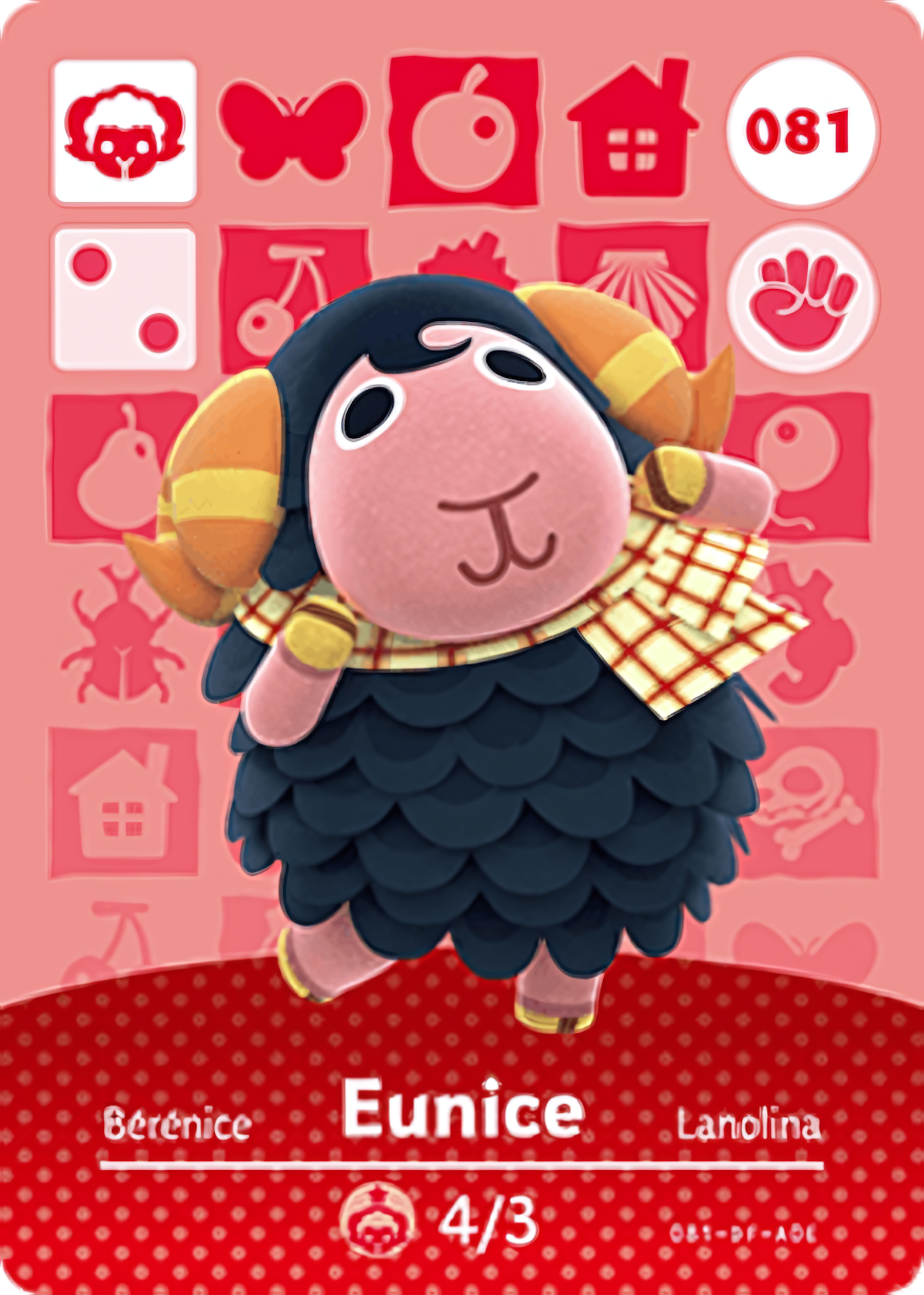Eunice NFC Card – Animal Crossing New Horizons Amiibo