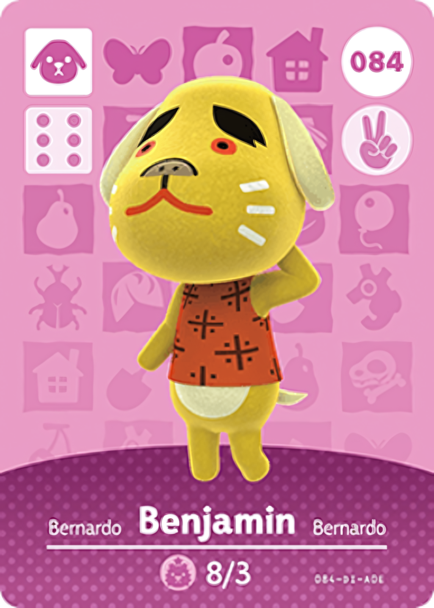 Benjamin NFC Card – Animal Crossing New Horizons Amiibo