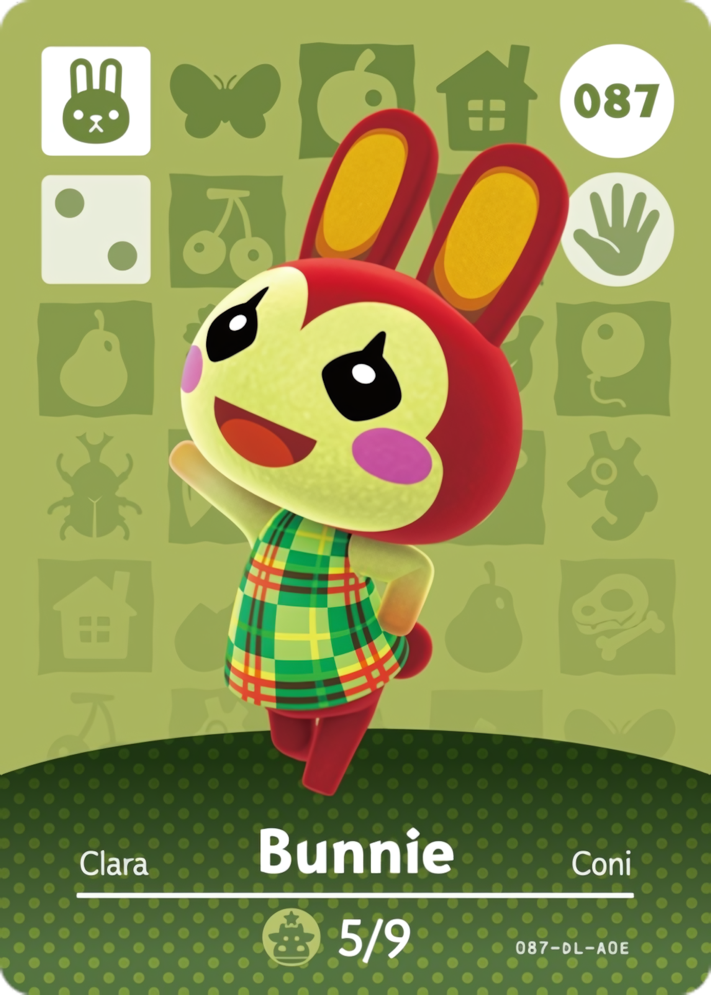 Bunnie NFC Card – Animal Crossing New Horizons Amiibo