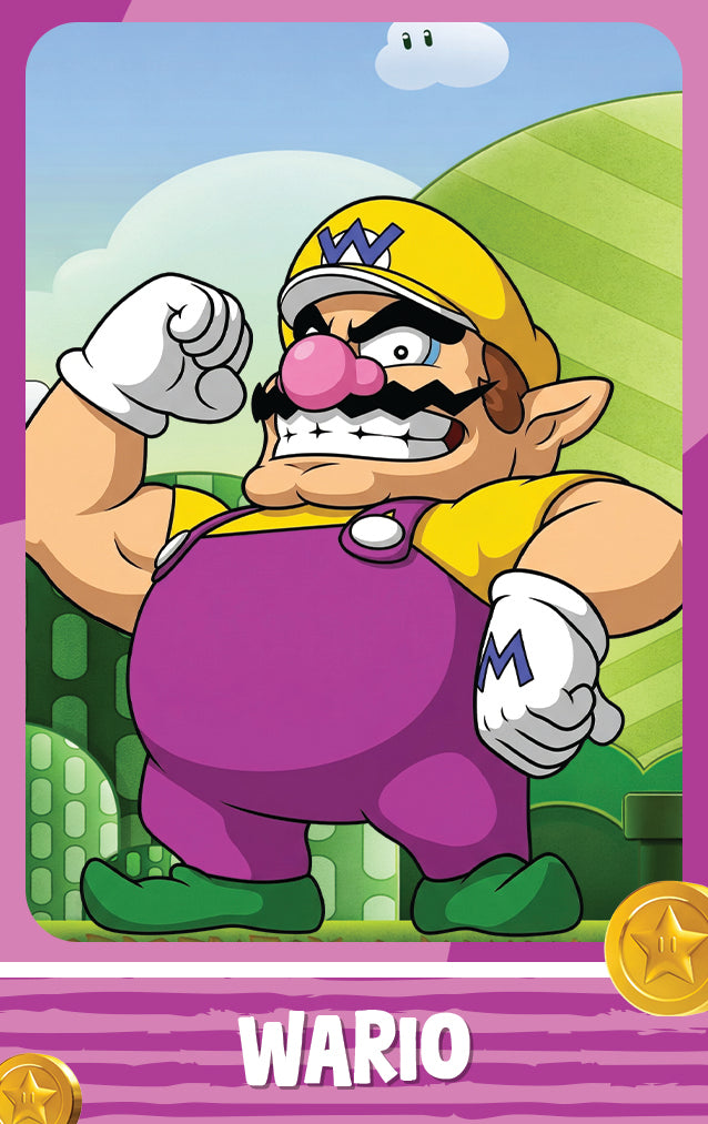 Wario - Nookpals x Super Mario - Amiibo NFC Card