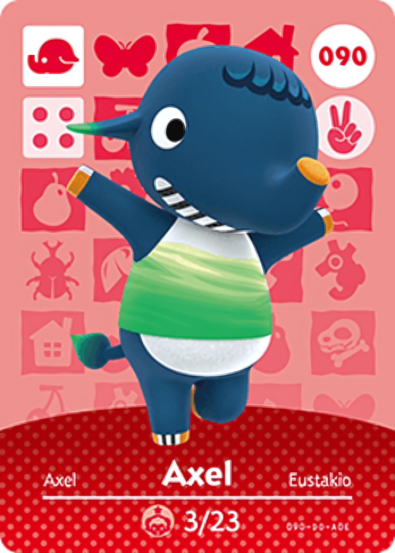 Axel NFC Card – Animal Crossing New Horizons Amiibo