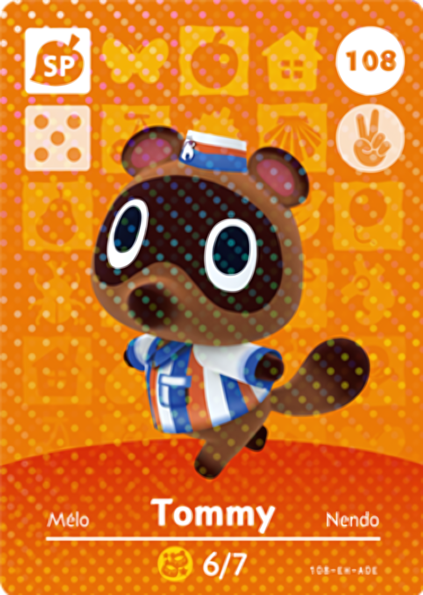 Tommy NFC Card – Animal Crossing Series 2 Amiibo