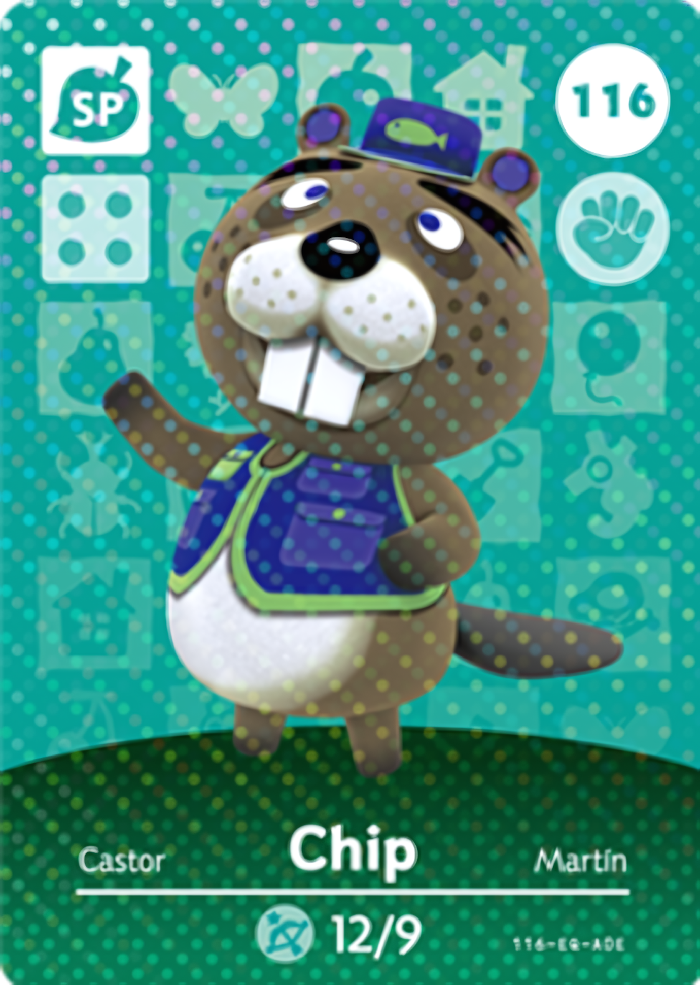 Chip NFC Card – Animal Crossing Series 2 Amiibo