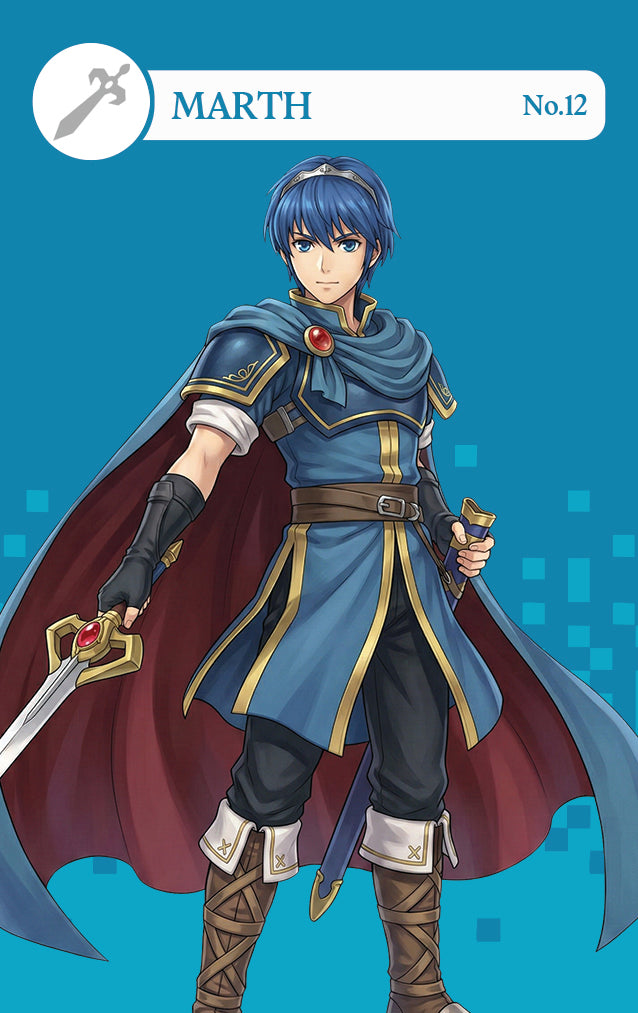 Marth NFC Card – Smash Bros Amiibo