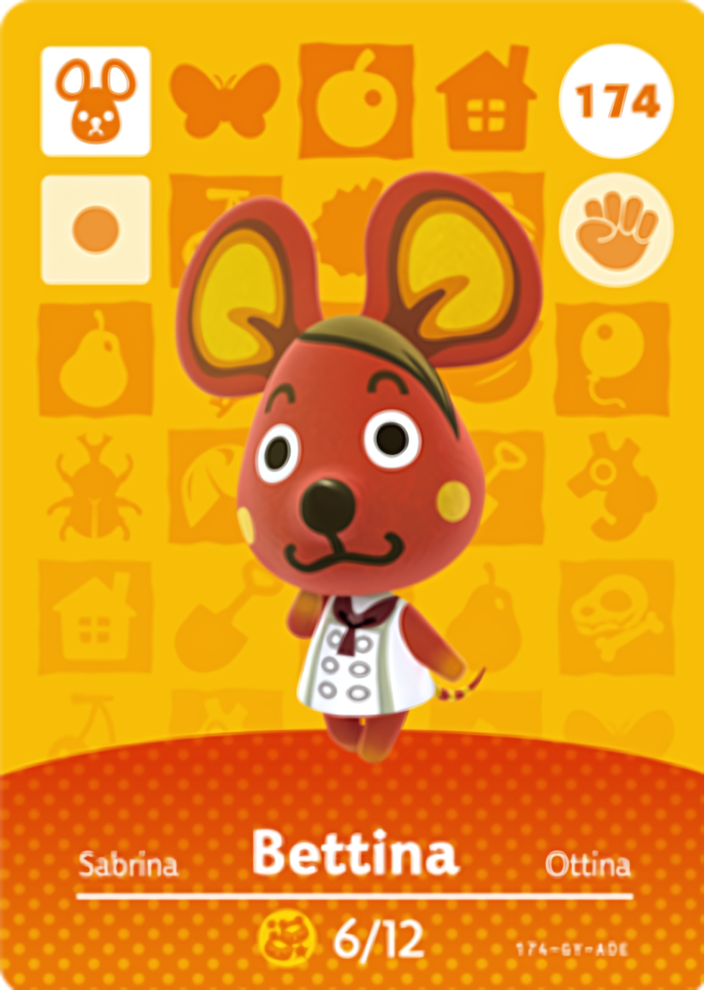 Bettina NFC Card – Animal Crossing Series 2 Amiibo