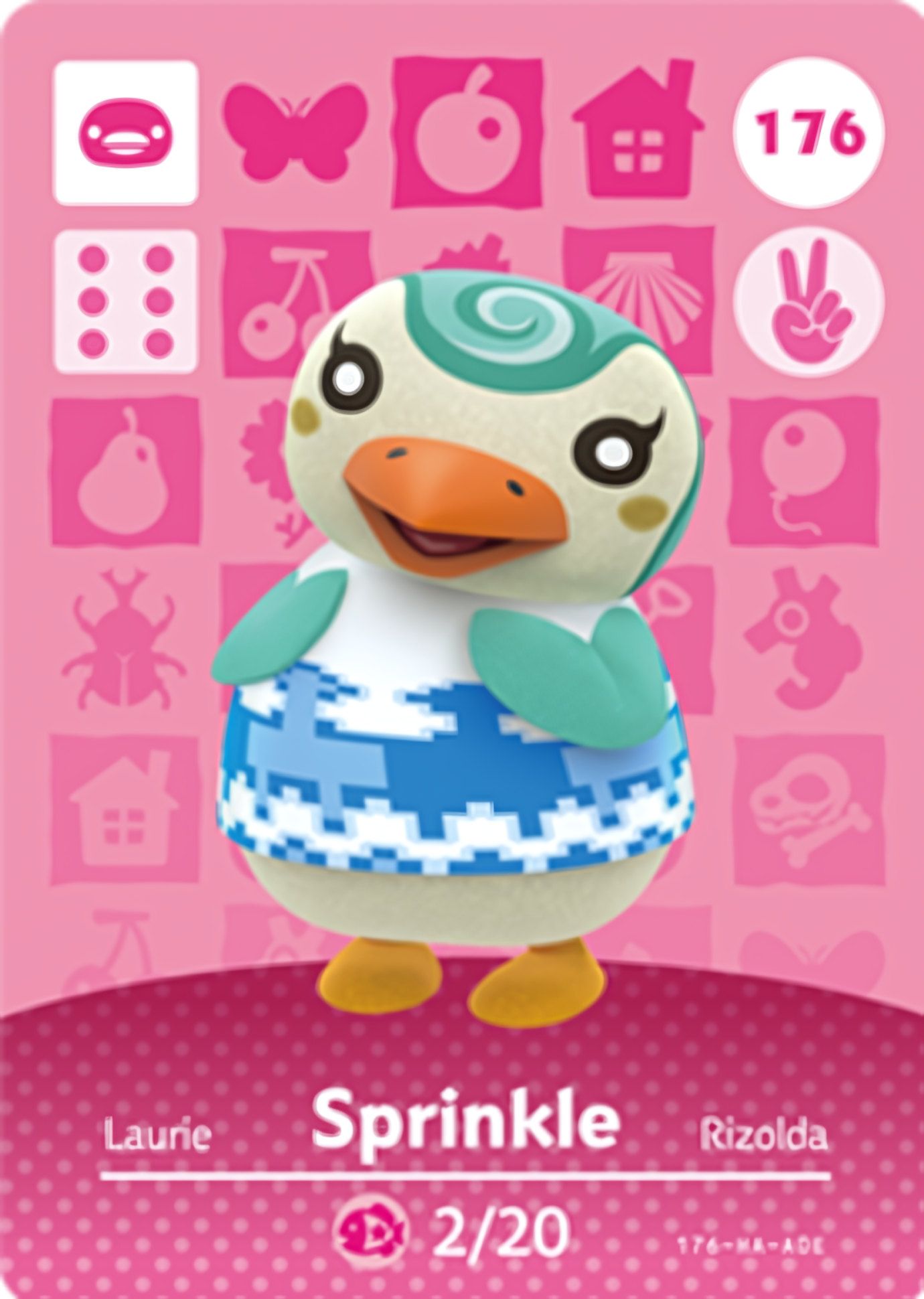 Sprinkle NFC Card – Animal Crossing Series 2 Amiibo