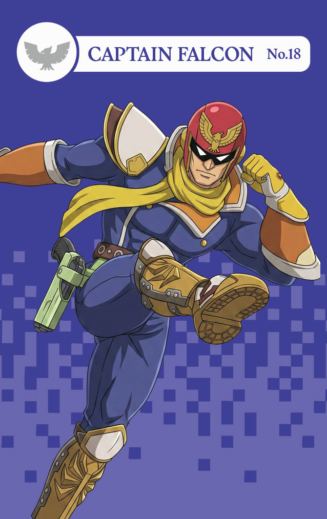 Captain Falcon NFC Card – Smash Bros Amiibo