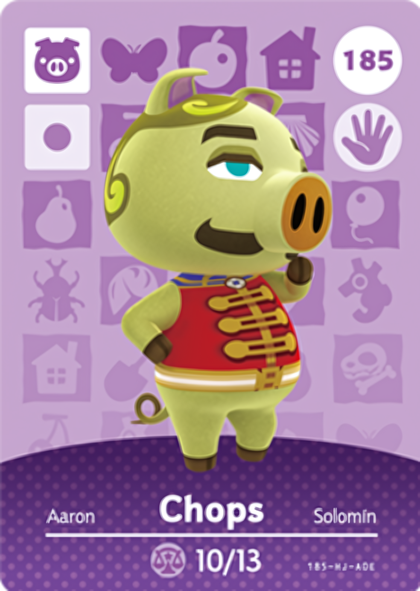 Chops NFC Card – Animal Crossing Series 2 Amiibo