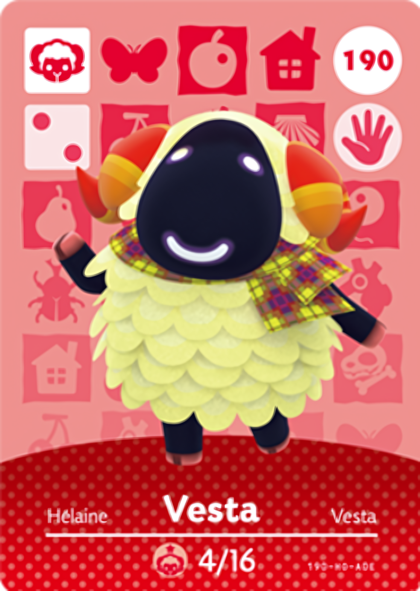 Vesta NFC Card – Animal Crossing Series 2 Amiibo