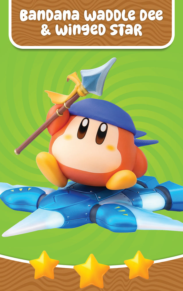 Bandana Waddle Dee & Winged Star - Nookpals x Kirby Air Riders - Amiibo NFC Card