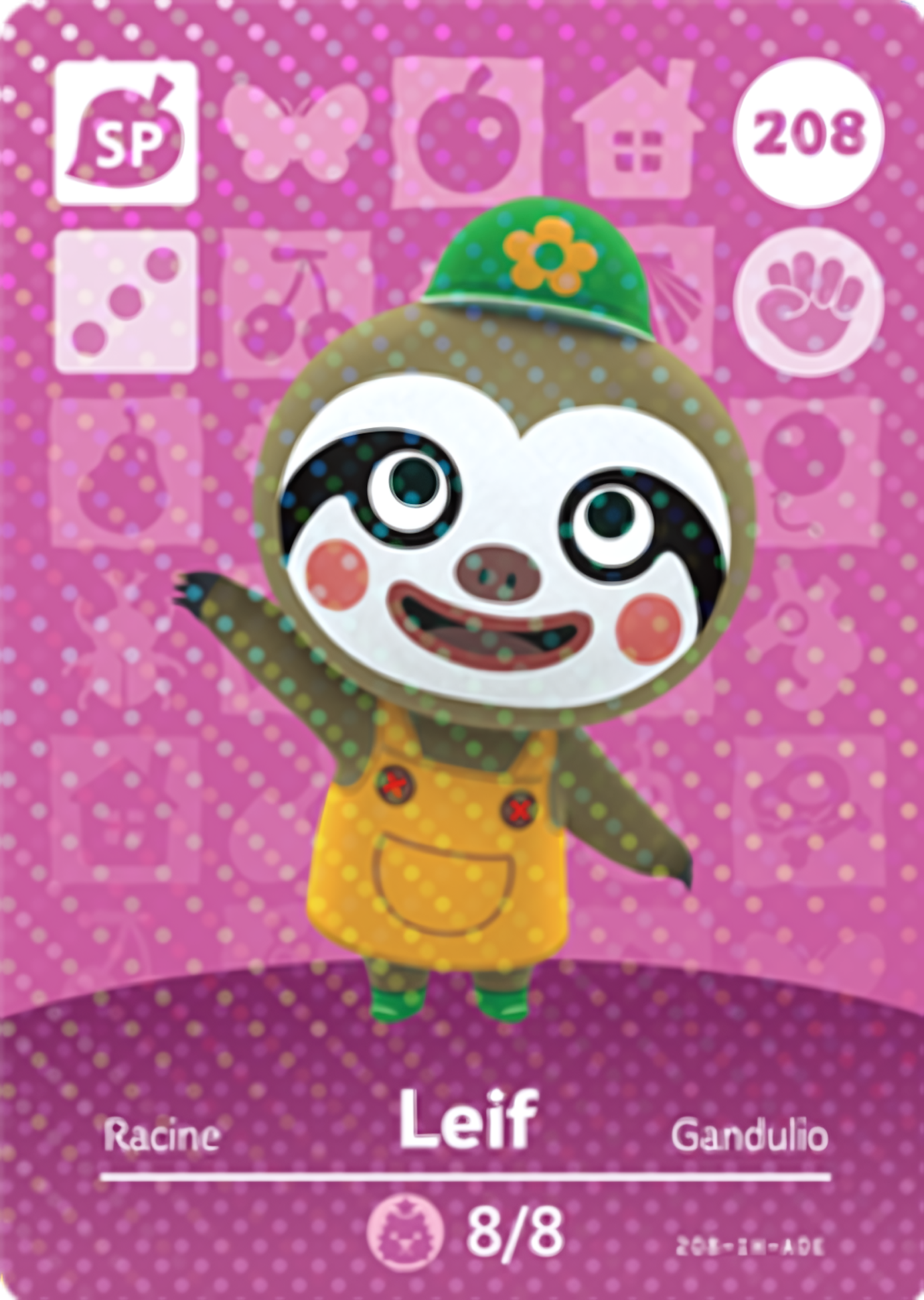 Leif NFC Card – Animal Crossing Series 3 Amiibo
