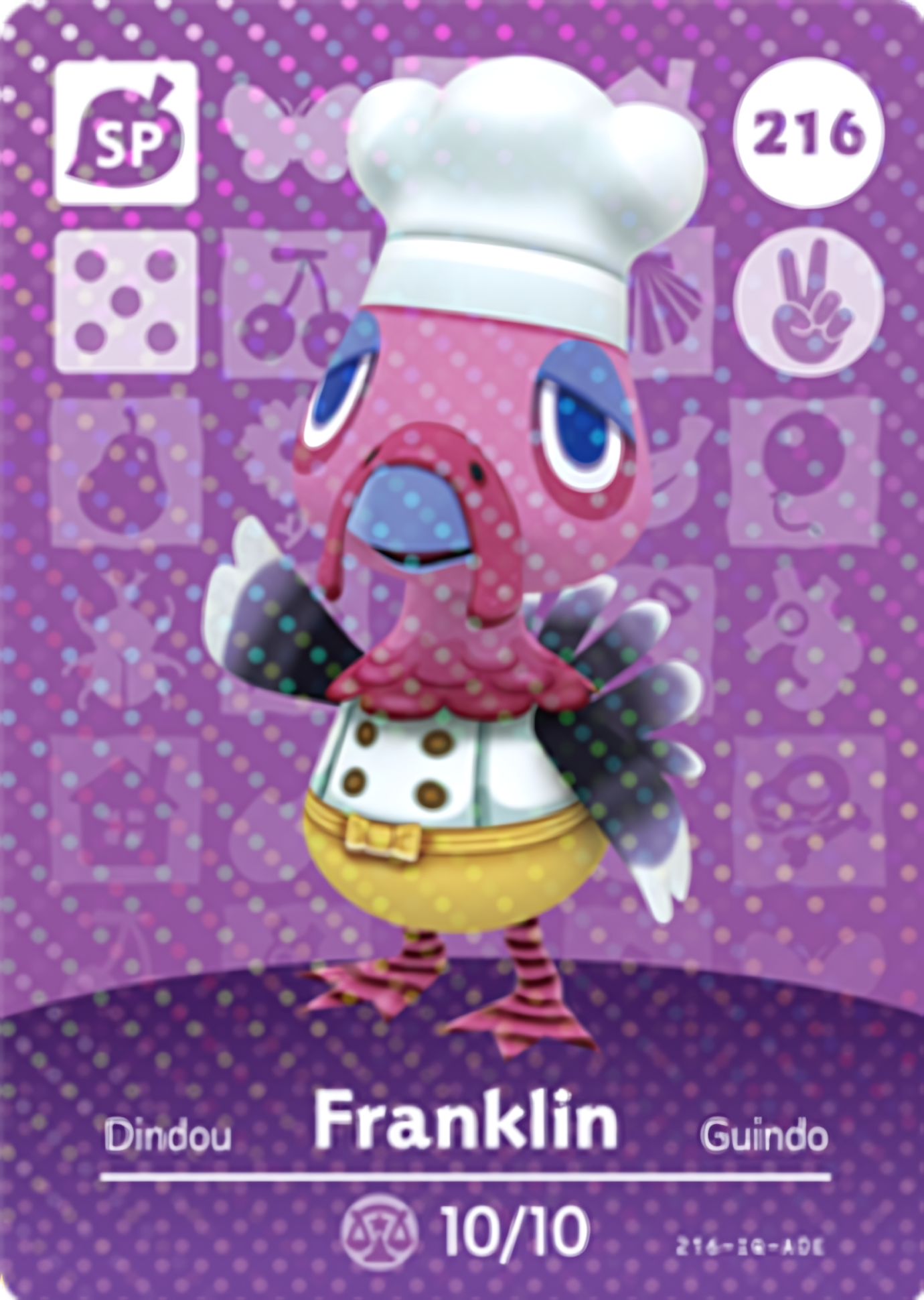 Franklin NFC Card – Animal Crossing Series 3 Amiibo