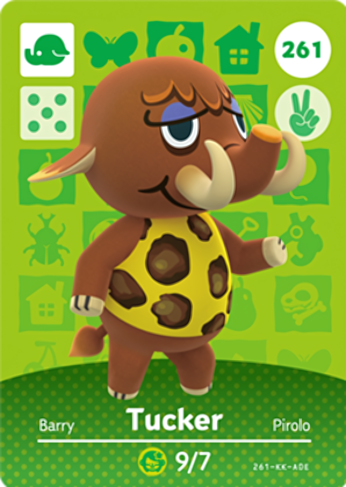 Tucker NFC Card – Animal Crossing Series 3 Amiibo