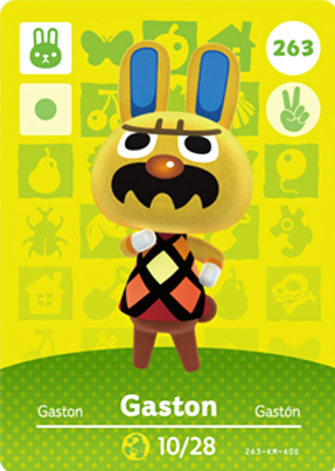 Gaston NFC Card – Animal Crossing Series 3 Amiibo