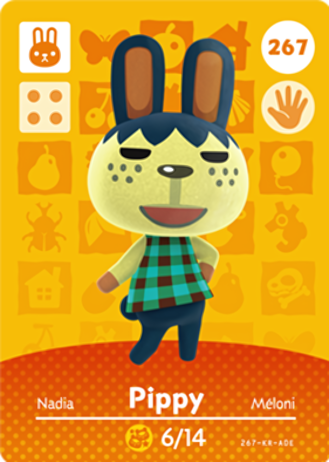 Pippy NFC Card – Animal Crossing Series 3 Amiibo