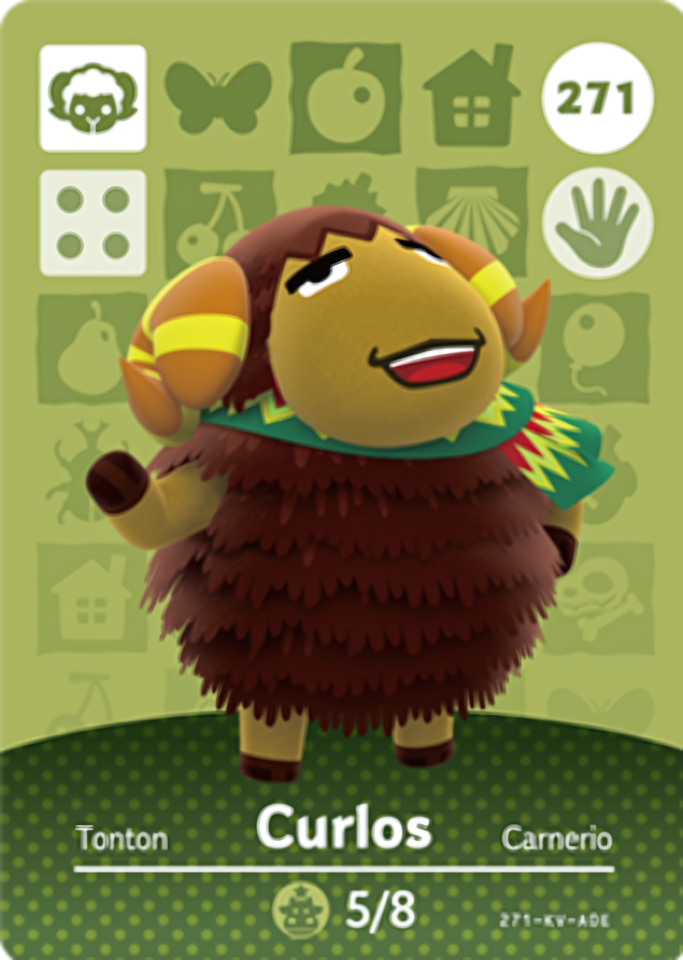 Curlos NFC Card – Animal Crossing Series 3 Amiibo