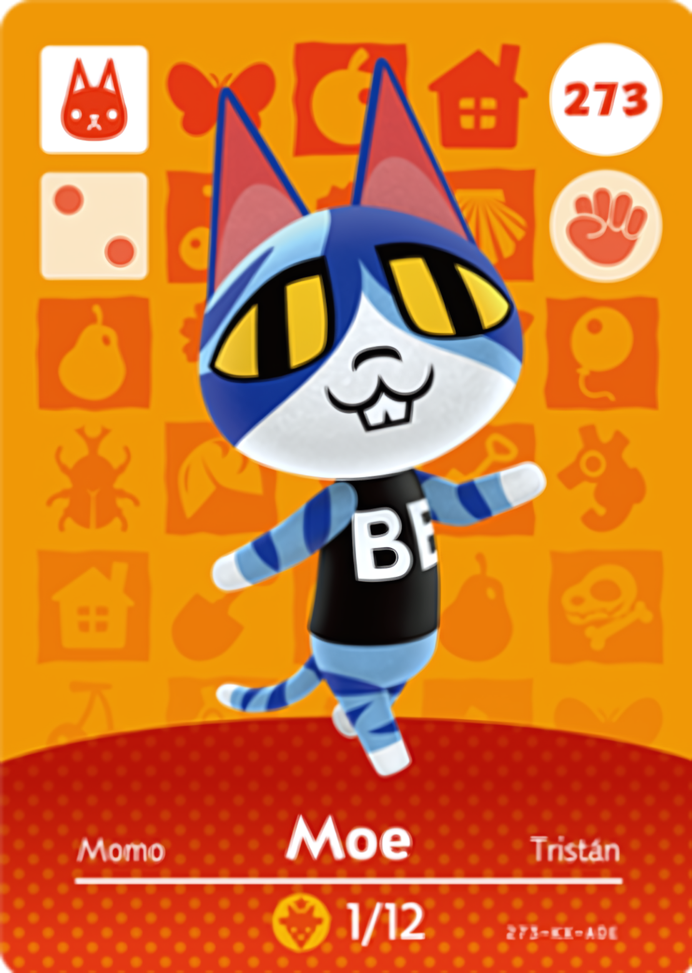 Moe NFC Card – Animal Crossing Series 3 Amiibo