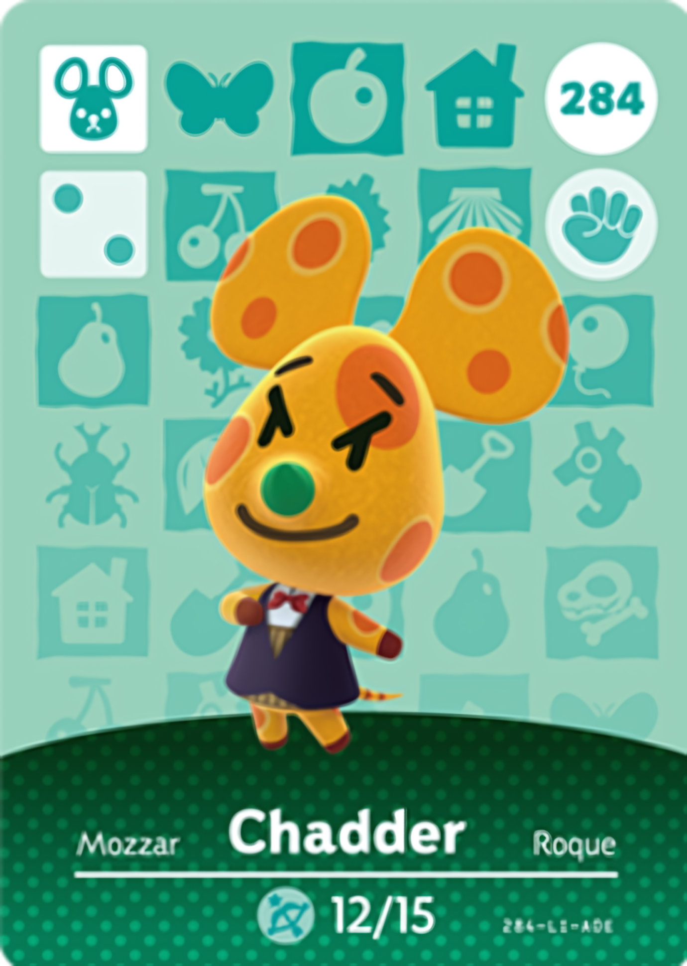 Chadder NFC Card – Animal Crossing Series 3 Amiibo