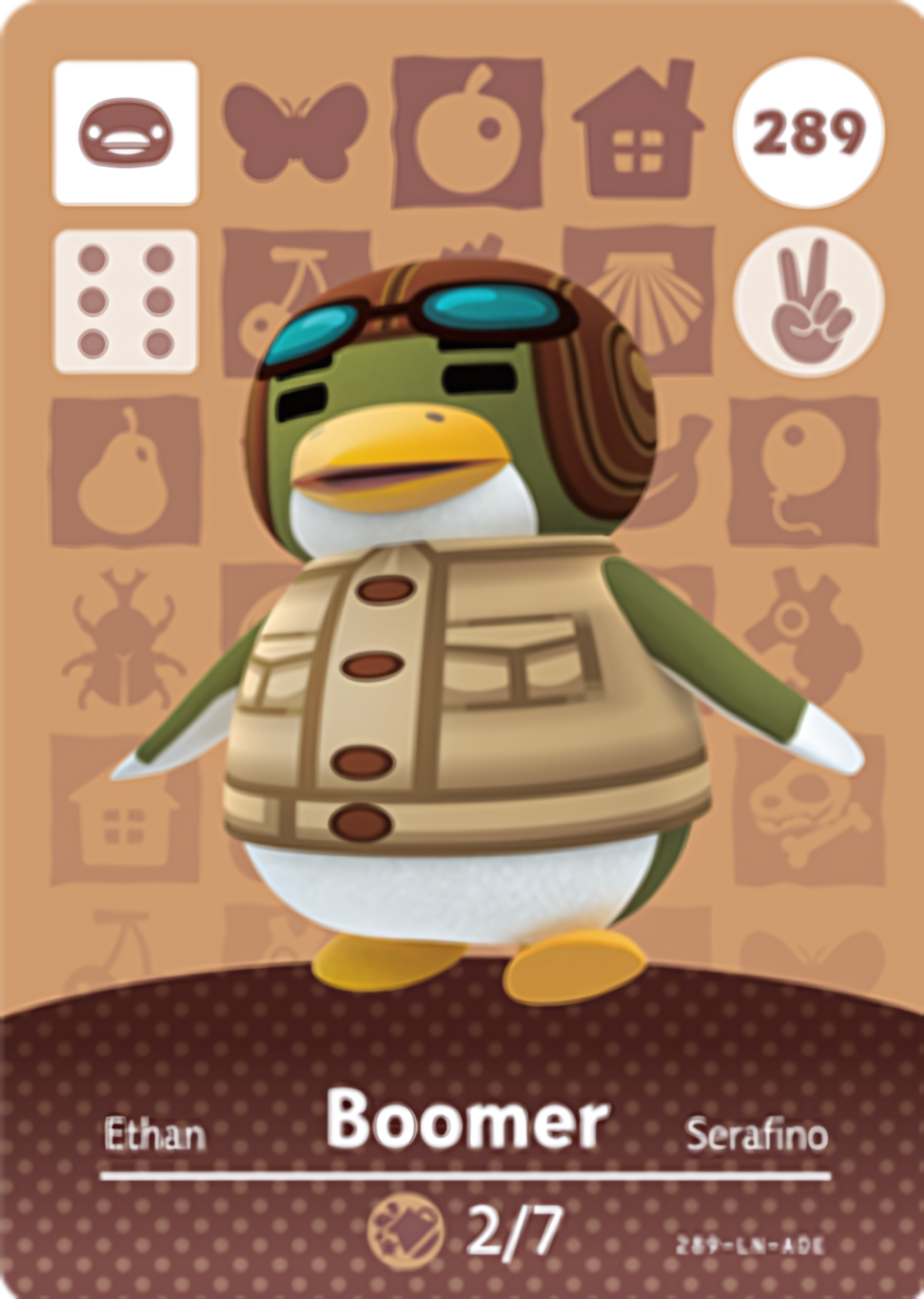 Boomer NFC Card – Animal Crossing Series 3 Amiibo
