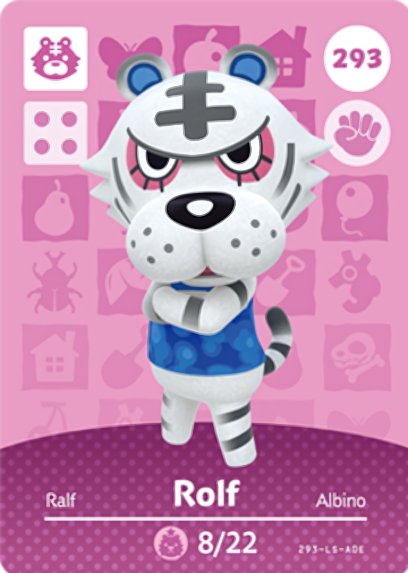 Rolf NFC Card – Animal Crossing Series 3 Amiibo