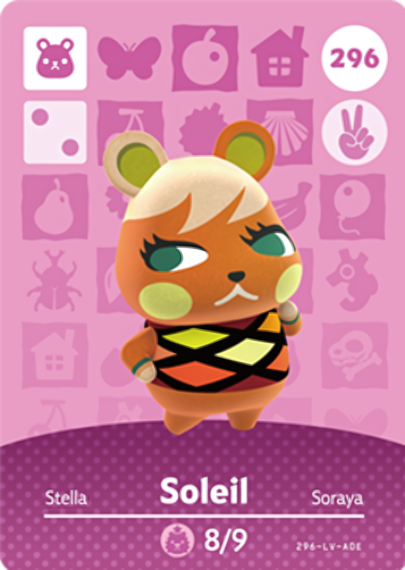 Soleil NFC Card – Animal Crossing Series 3 Amiibo