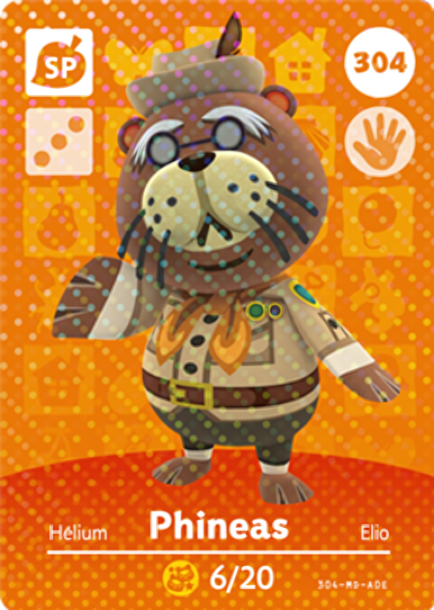 Phineas NFC Card – Animal Crossing Series 4 Amiibo