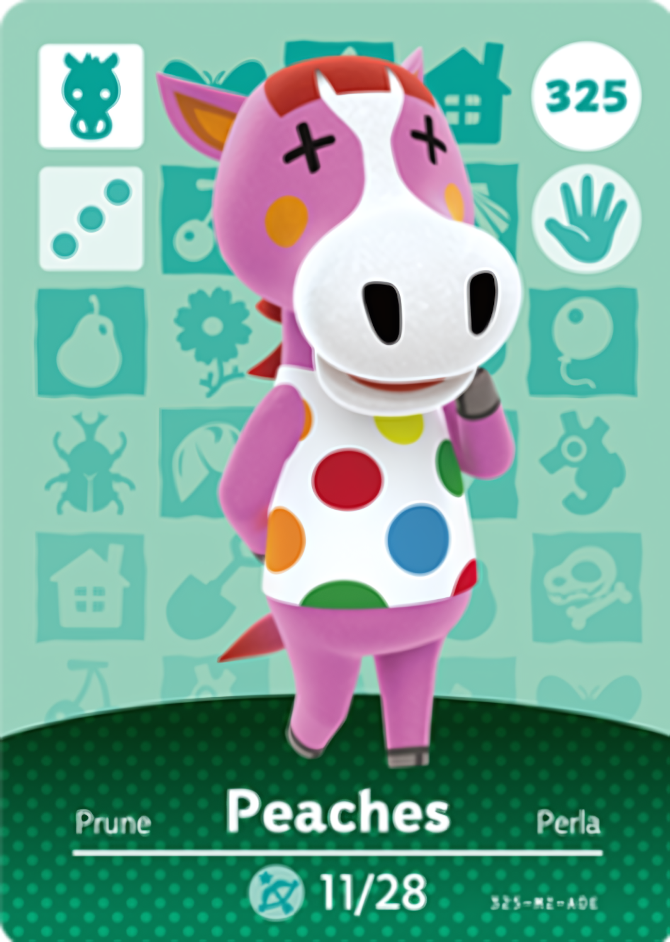 Peaches NFC Card – Animal Crossing Series 4 Amiibo