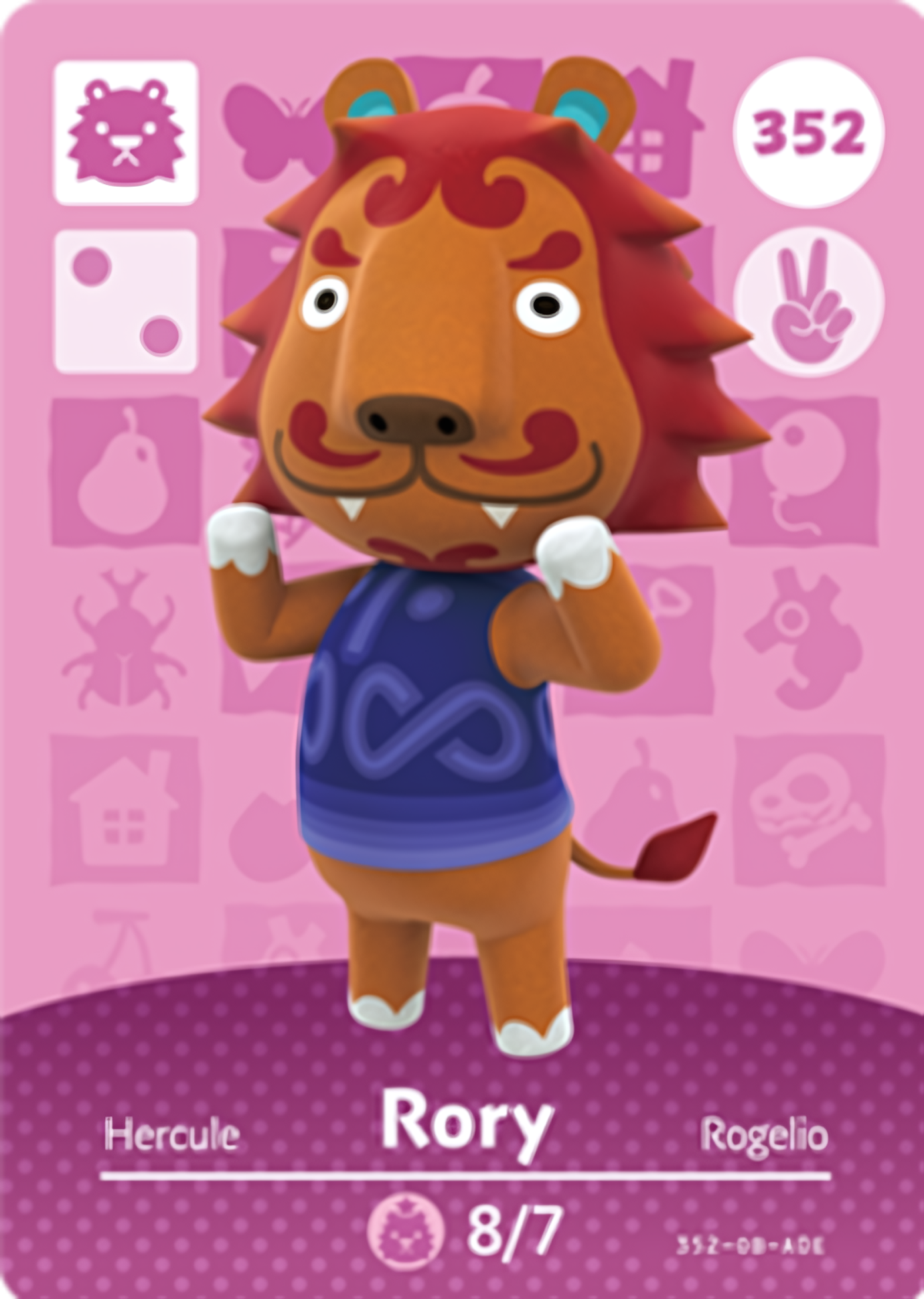 Rory NFC Card – Animal Crossing Series 4 Amiibo