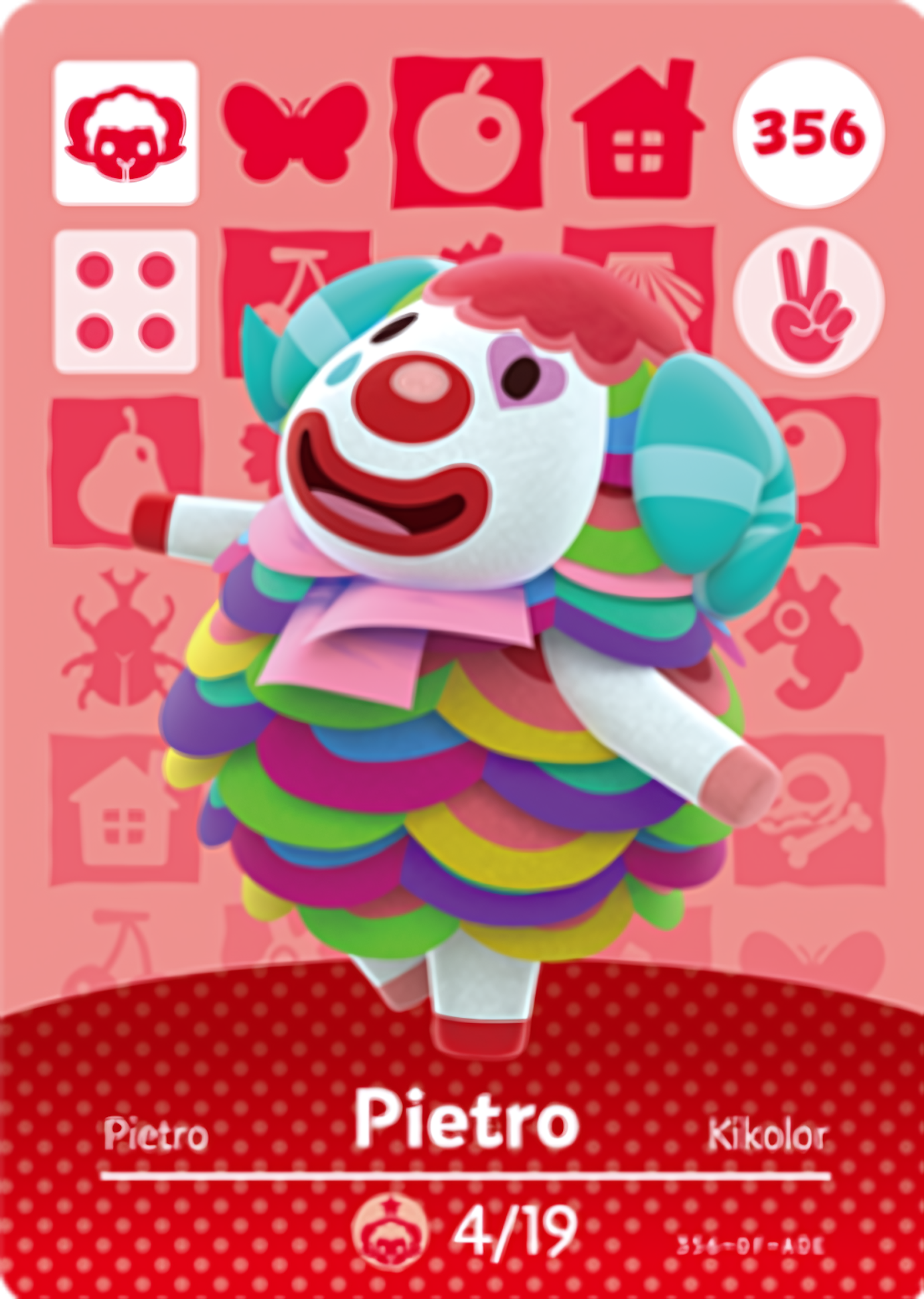 Pietro NFC Card – Animal Crossing Series 4 Amiibo