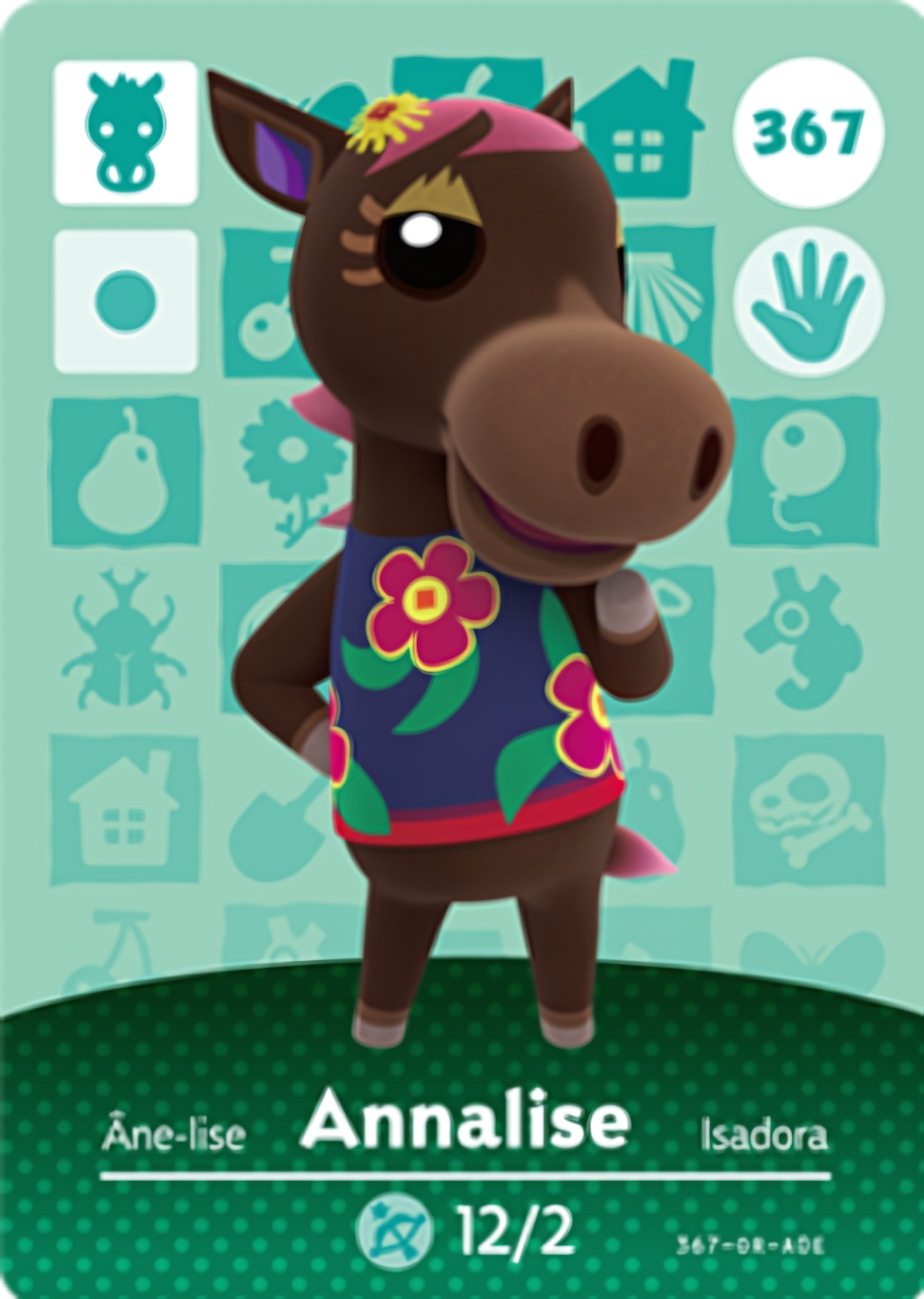 Annalise NFC Card – Animal Crossing Series 4 Amiibo