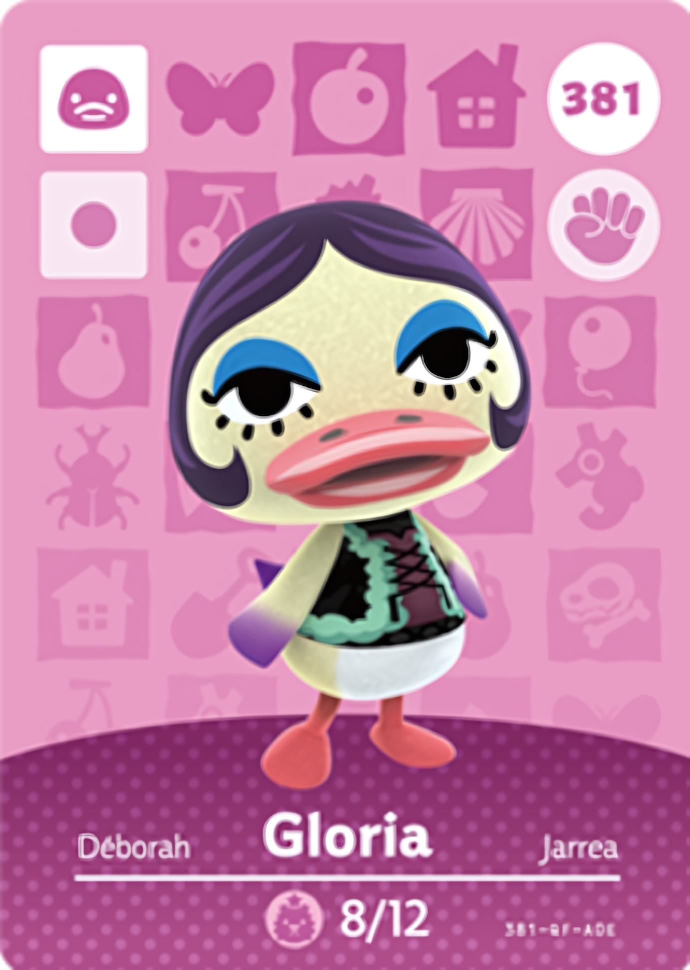 Gloria NFC Card – Animal Crossing Series 4 Amiibo