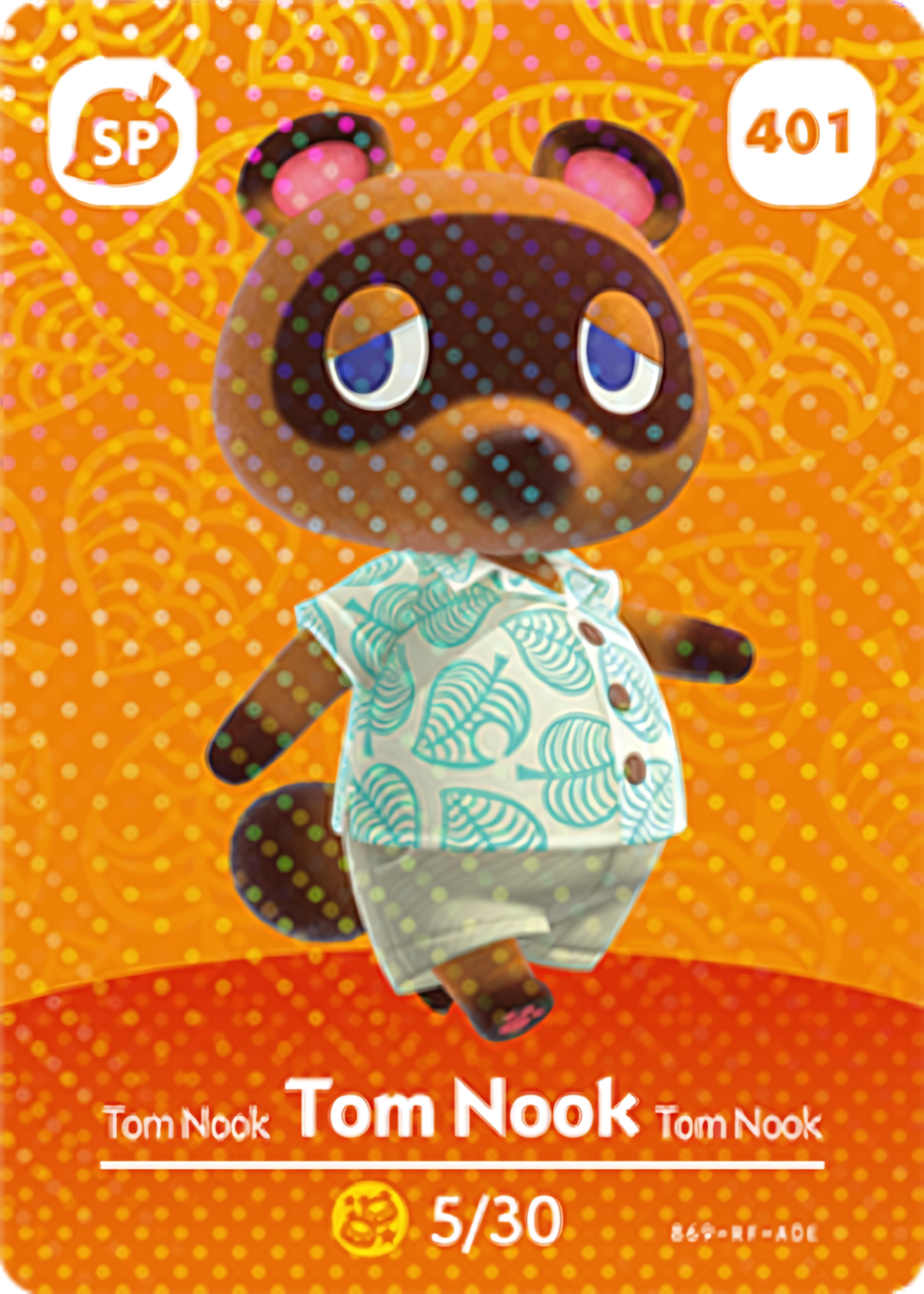 Tom Nook NFC Card – Animal Crossing Series 5 Amiibo