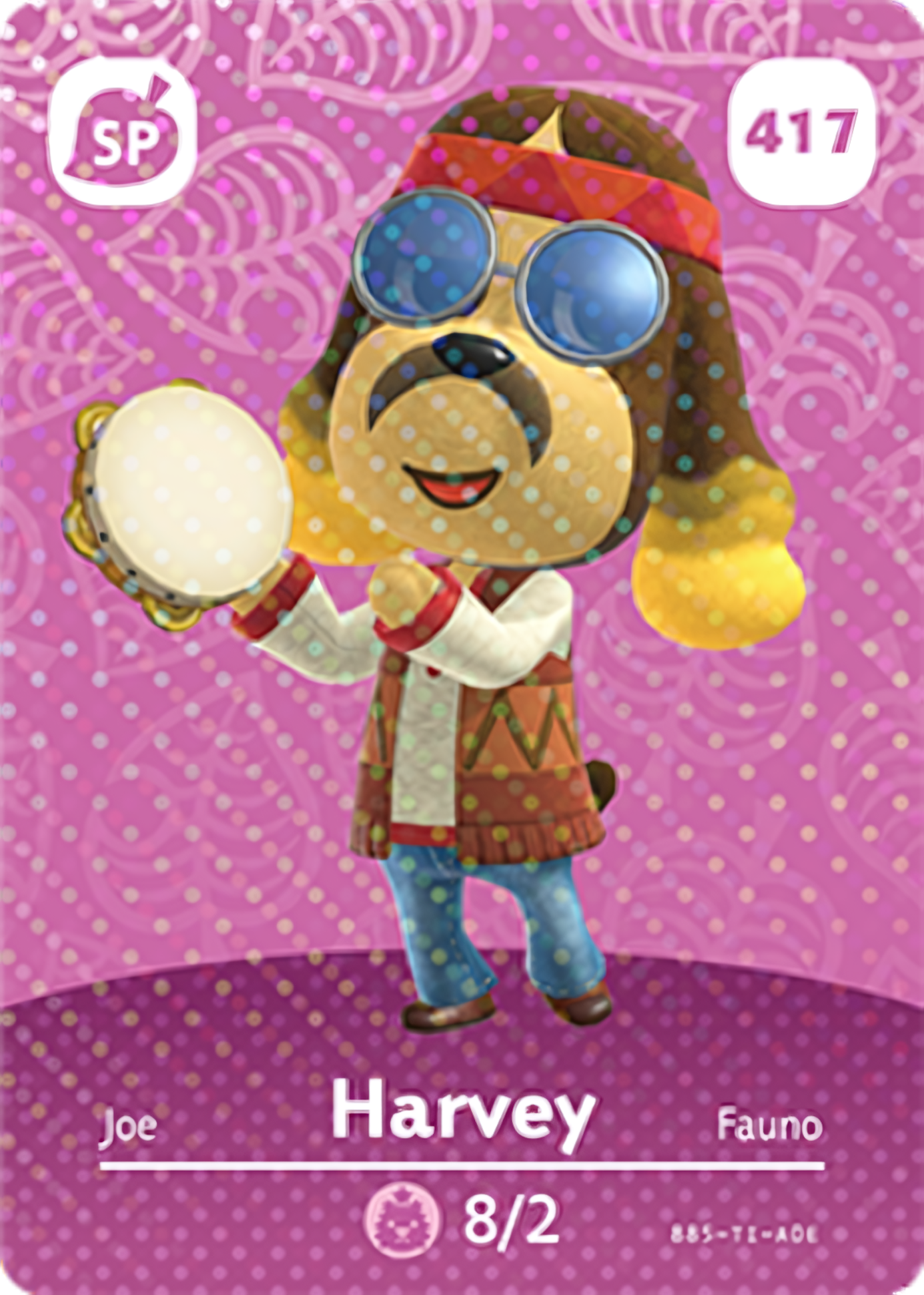 Harvey NFC Card – Animal Crossing Series 5 Amiibo