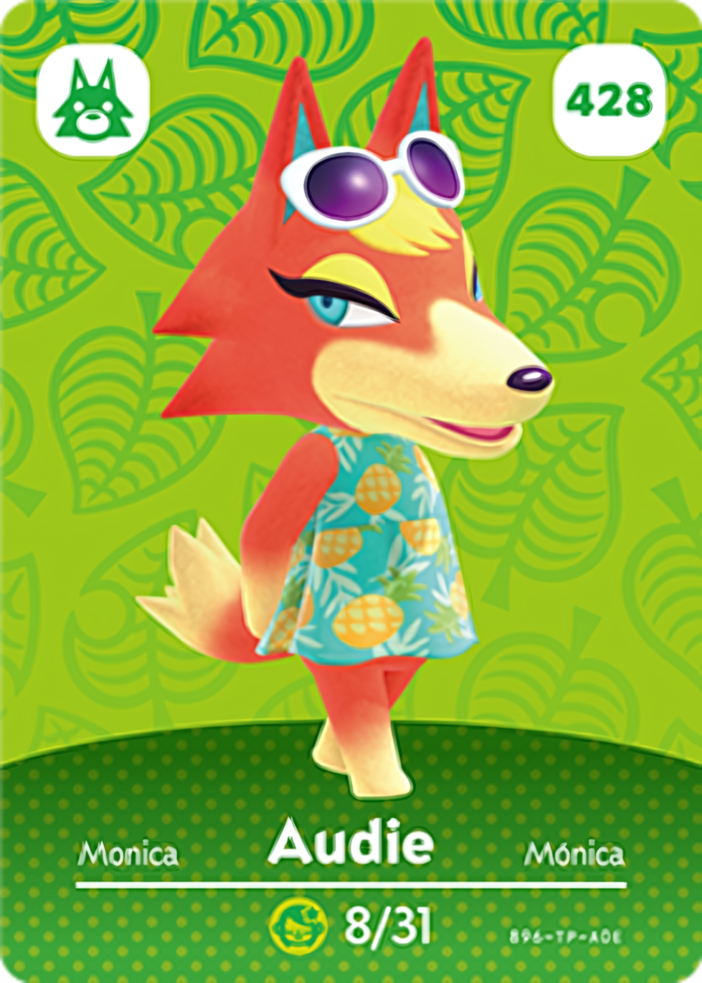 Audie NFC Card – Animal Crossing Series 5 Amiibo