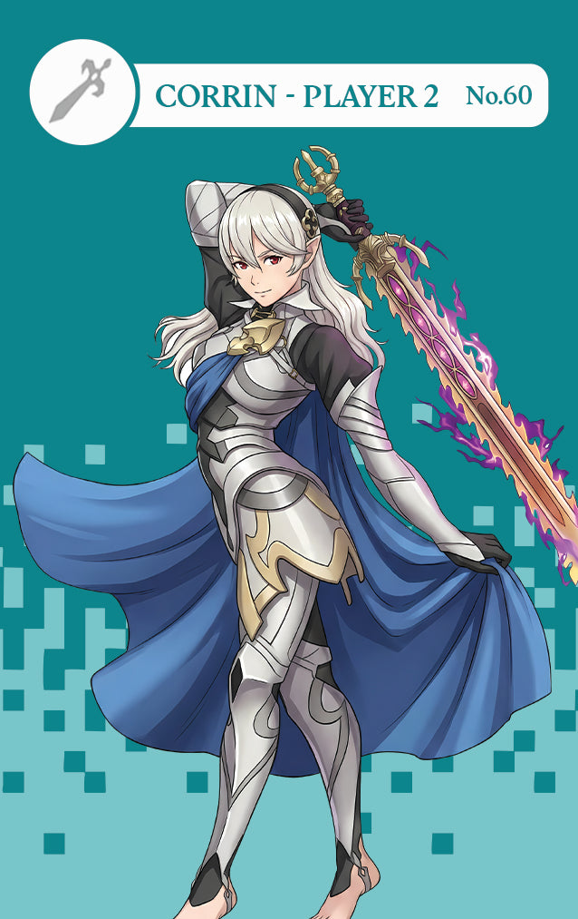 Corrin - Player 2 NFC Card – Smash Bros Amiibo