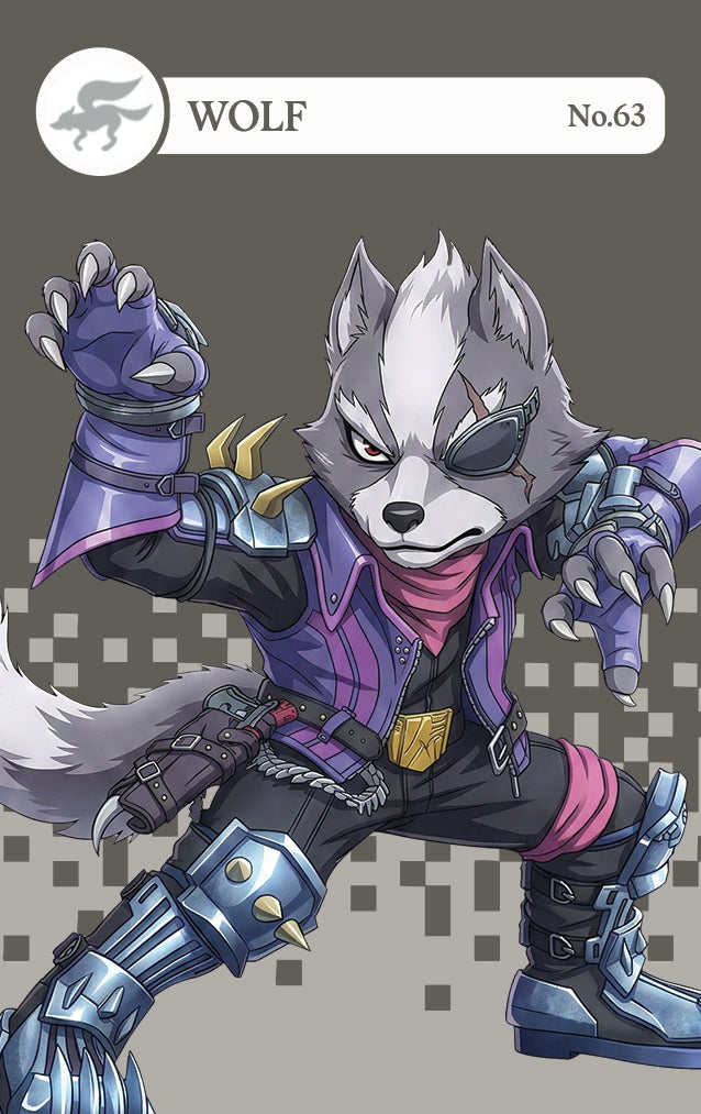 Wolf NFC Card – Smash Bros Amiibo
