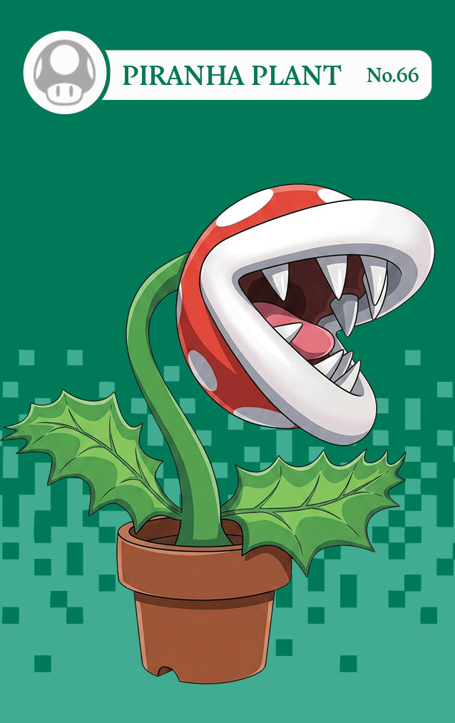 Piranha Plant NFC Card – Smash Bros Amiibo