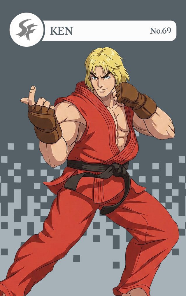 Ken NFC Card – Smash Bros Amiibo